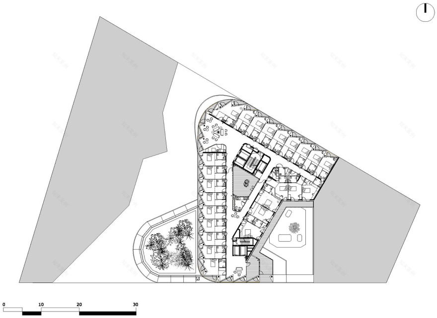 灰红锐影 & Clichy-Batignolles巴黎生态区疗养院 / Atelier du Pont-30