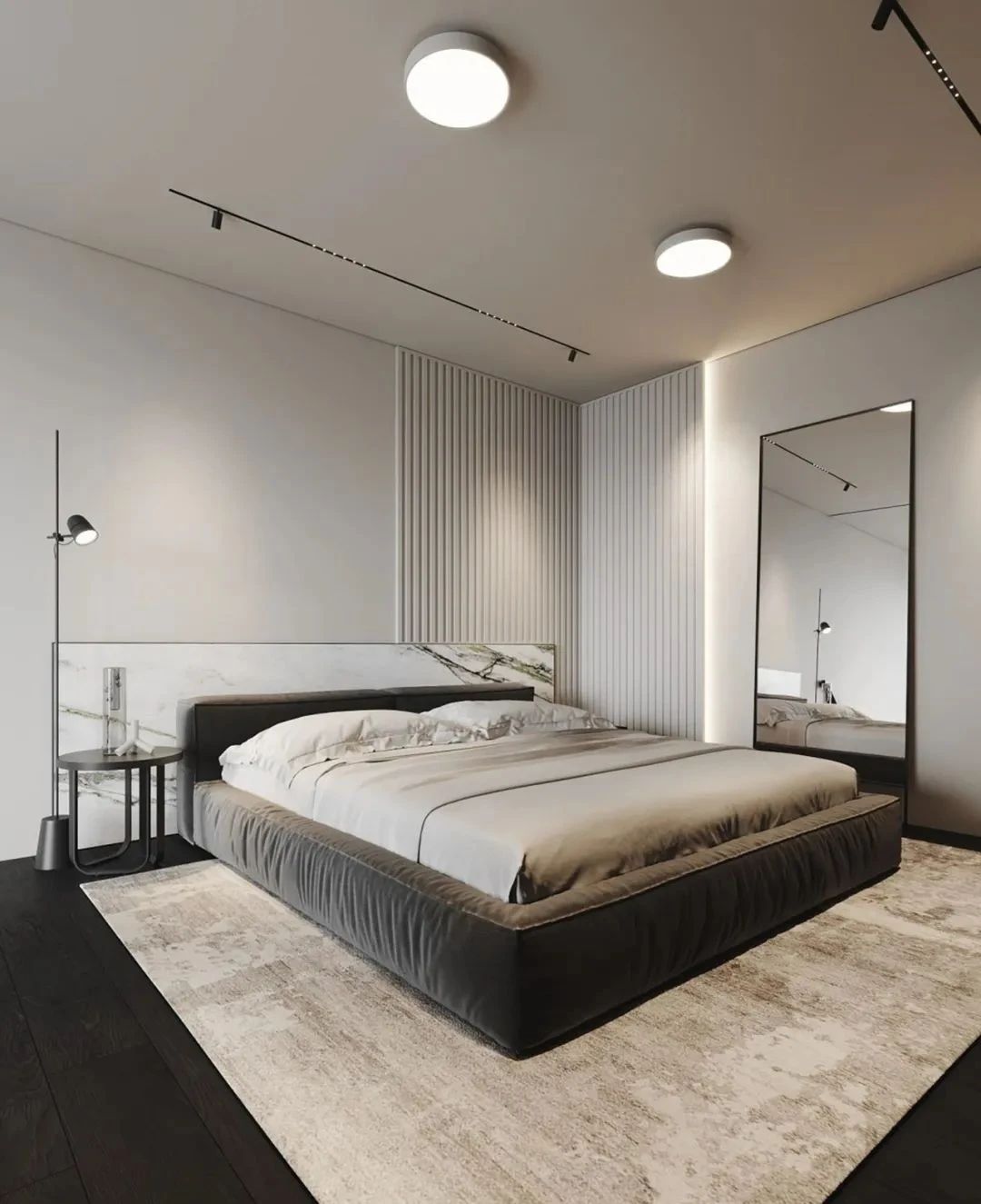 私人空间的艺术品——100 款卧室背景墙设计鉴赏-15