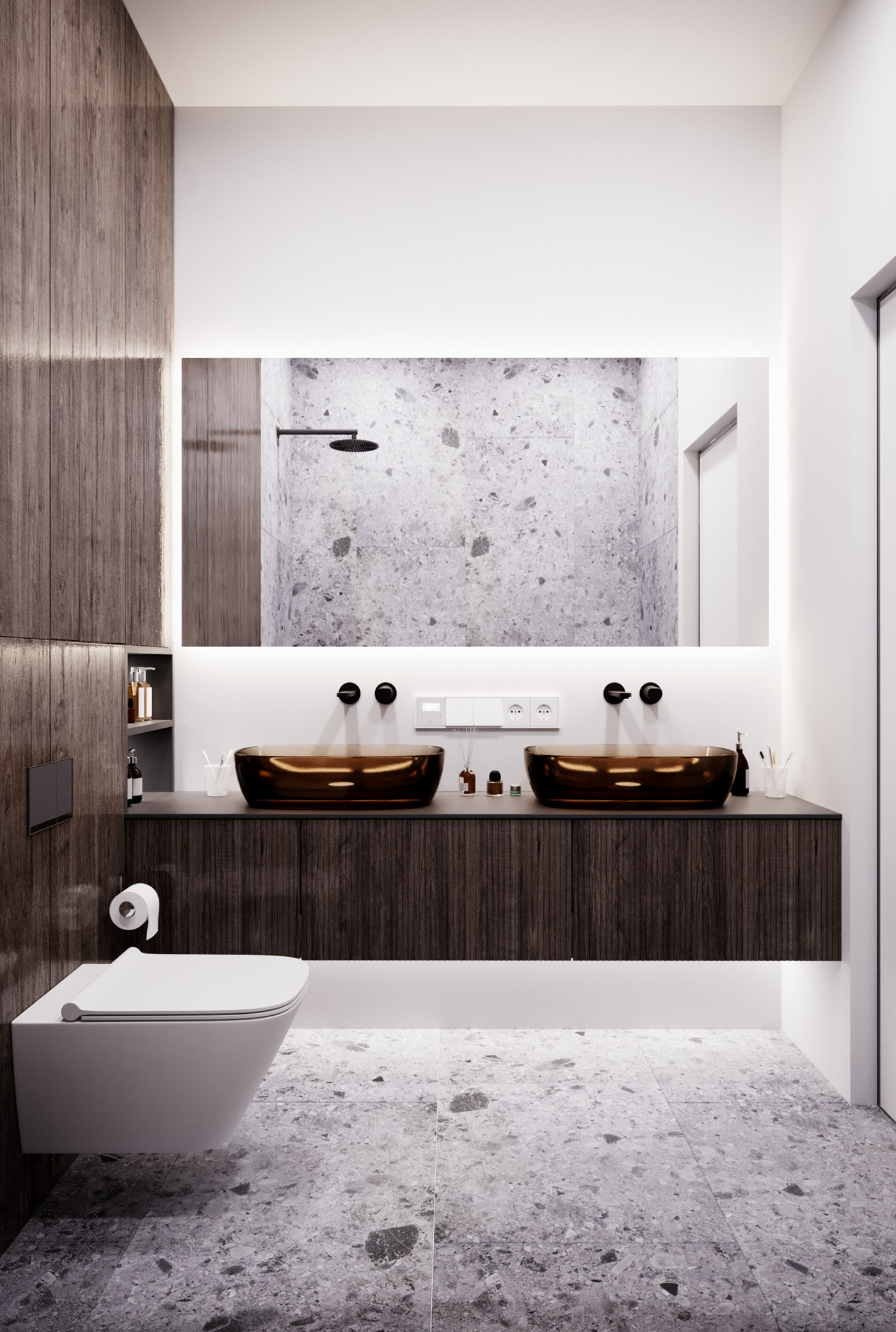 高级黑色系公寓设计 细节超多！-26