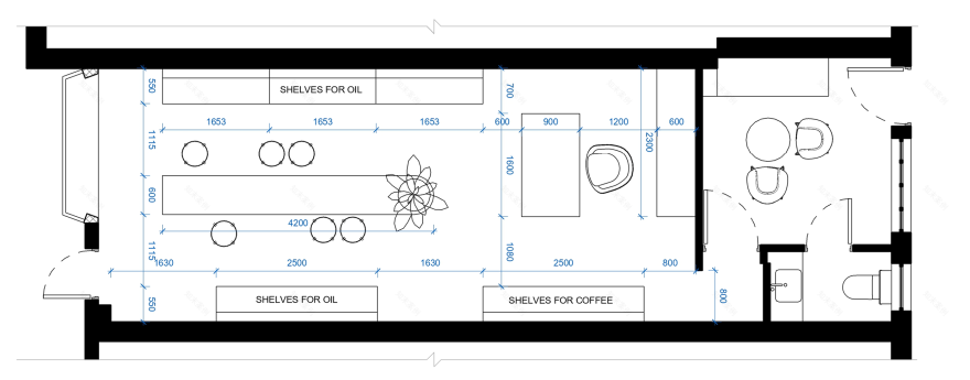 风味与友(注:Sapori可理解为风味、滋味,Co一般是Company缩写有公司之意,但这里也可联想为Companion即伙伴、朋友,结合品牌取名特色意译为风味与友 ) 丨美国洛杉矶丨Futuris Architects-7