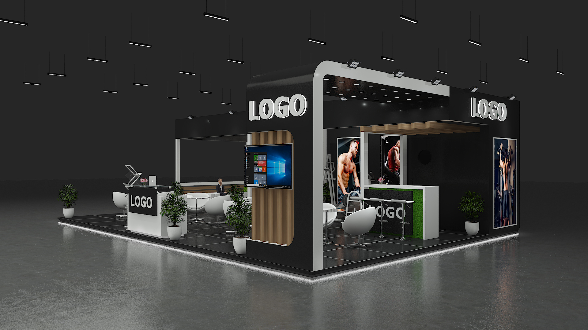 Fitness Booth - 7X10-3