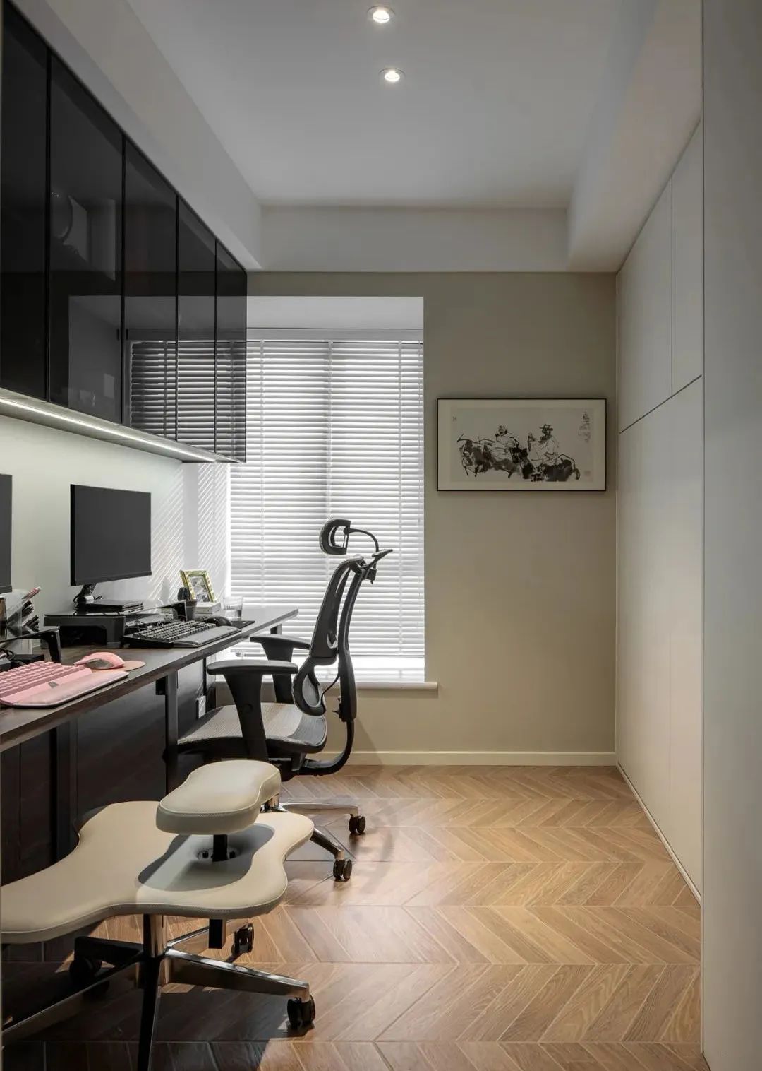 柔美复古风,79m²小两室婚房的精致设计-44