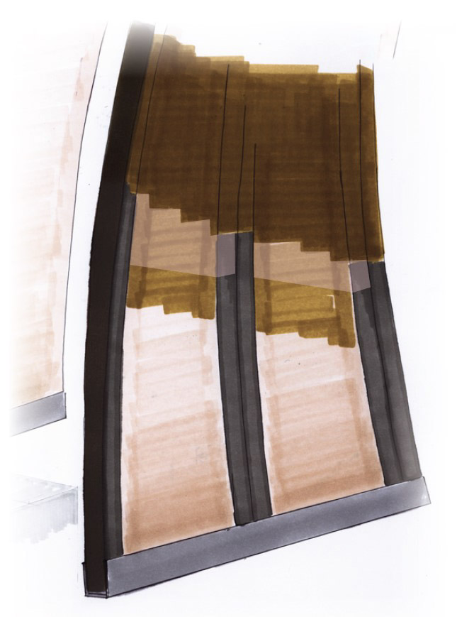 为库埃龙市音乐学校创建活动空间丨法国丨Thuaud Jean Philippe(室内建筑师兼设计师)-12