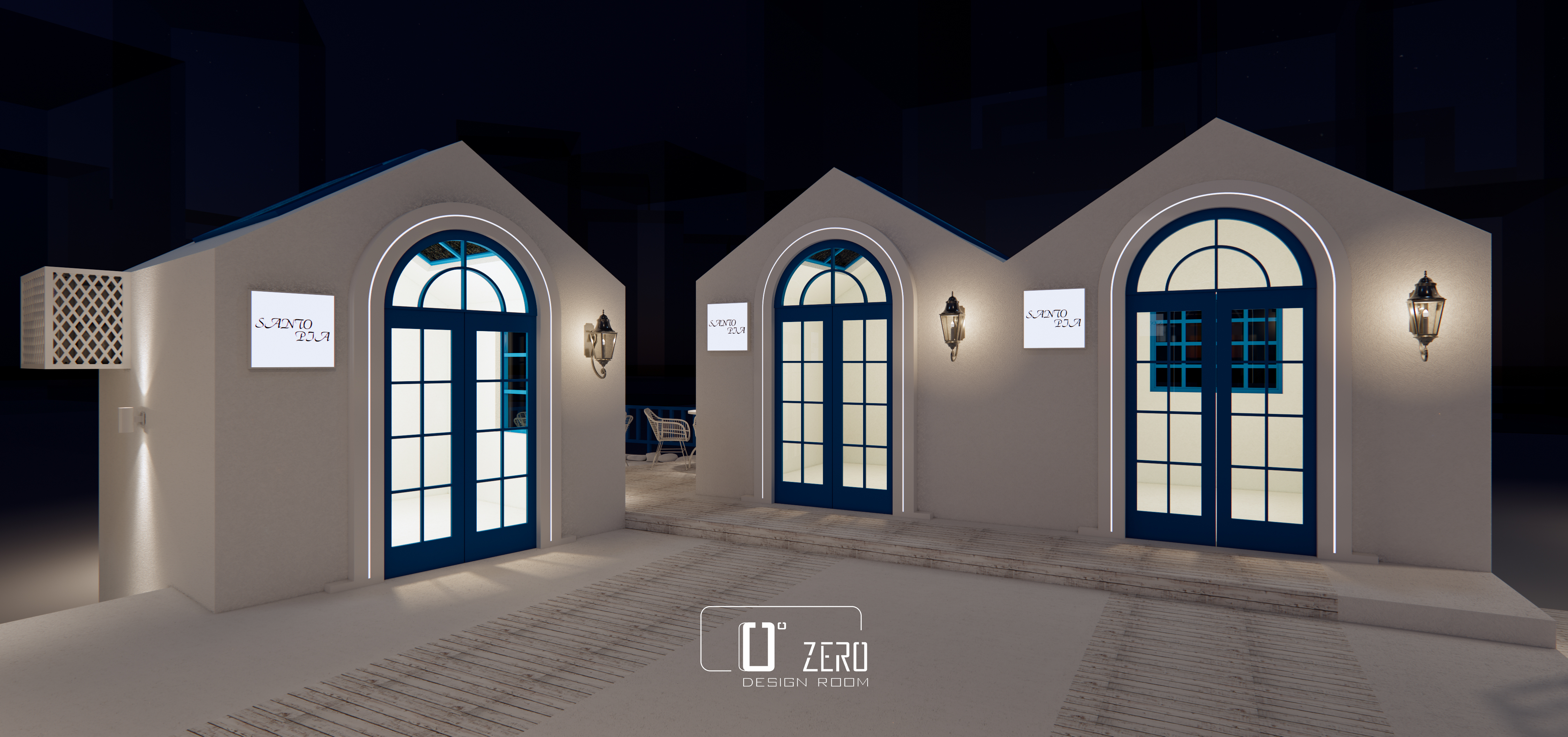 圣托里尼乌托邦理念的假日城市丨中国深圳丨Zero Desing Room-36