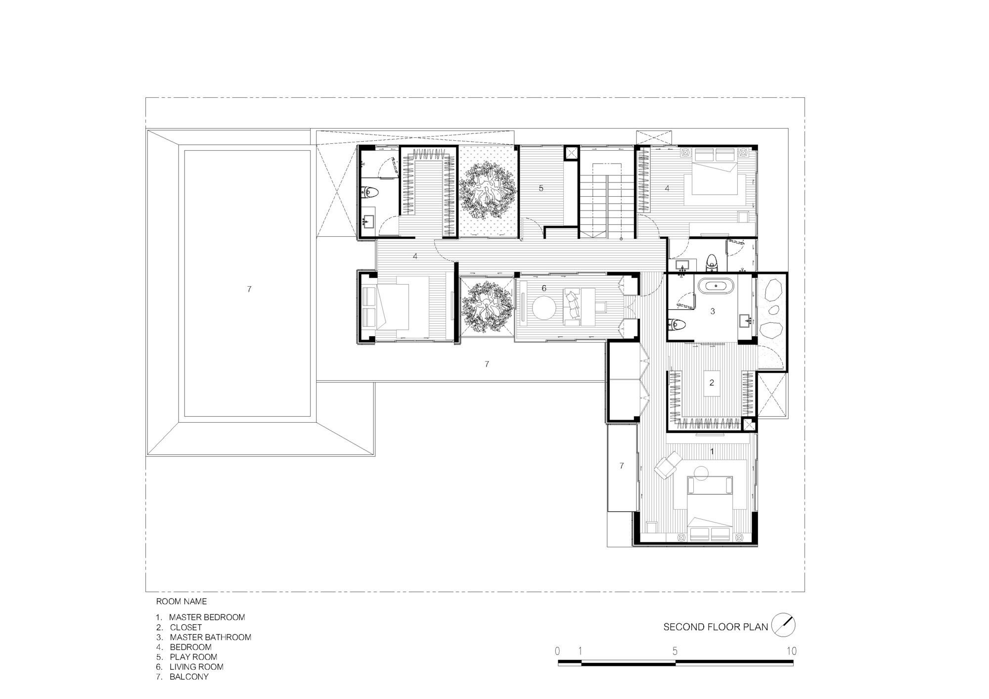 Soffit House丨泰国曼谷丨Ayutt and Associates design-35