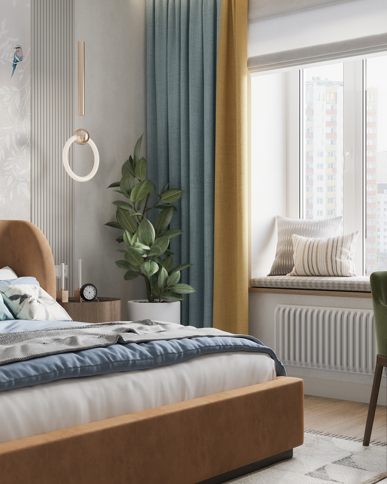 "Garden birds"卧室设计-9