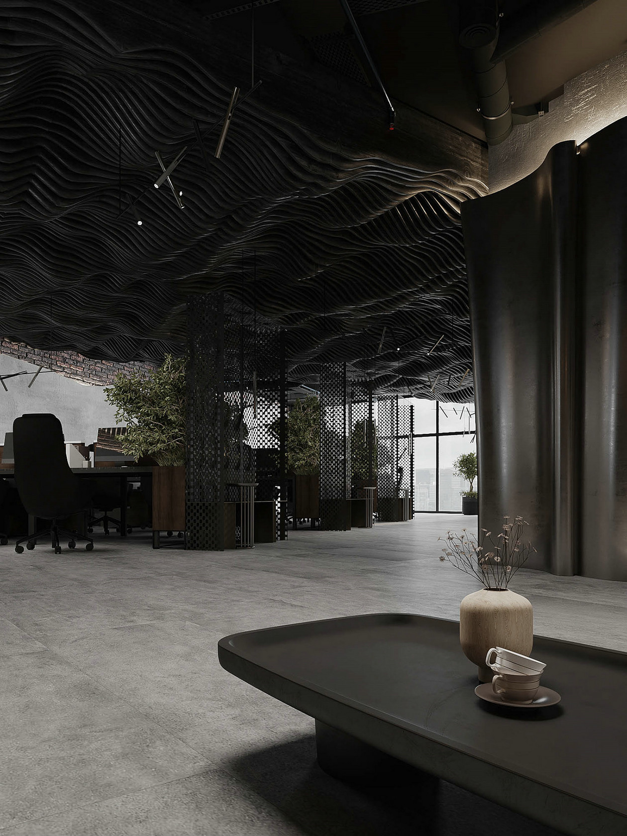 乌克兰基辅 115㎡办公空间设计-11