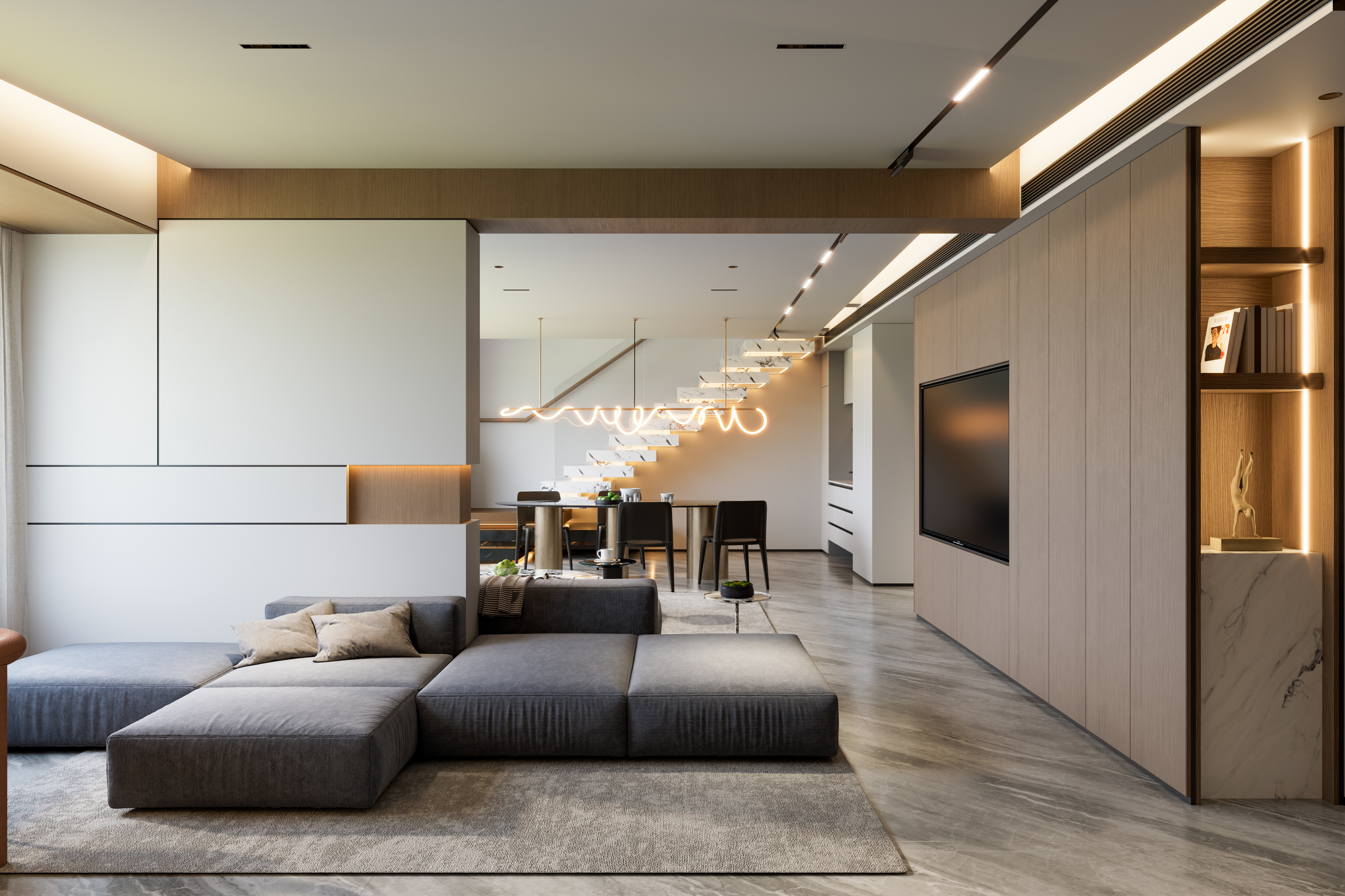 现代风带点原木色调（郑州时代国著）-8