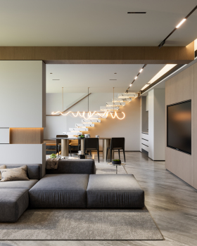 现代风带点原木色调（郑州时代国著）