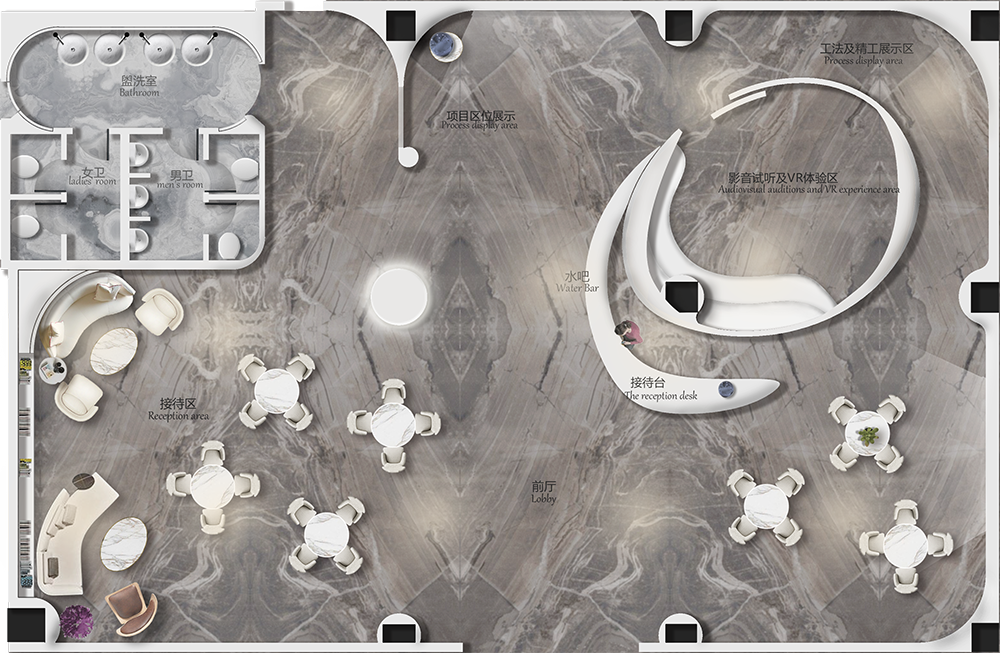 极简、艺术、智能未来的空间 | HY和易国际空间设计-36