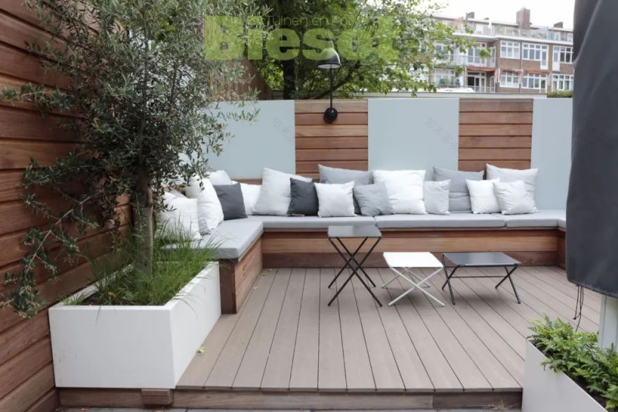 诗画般的庭院卡座设计-12