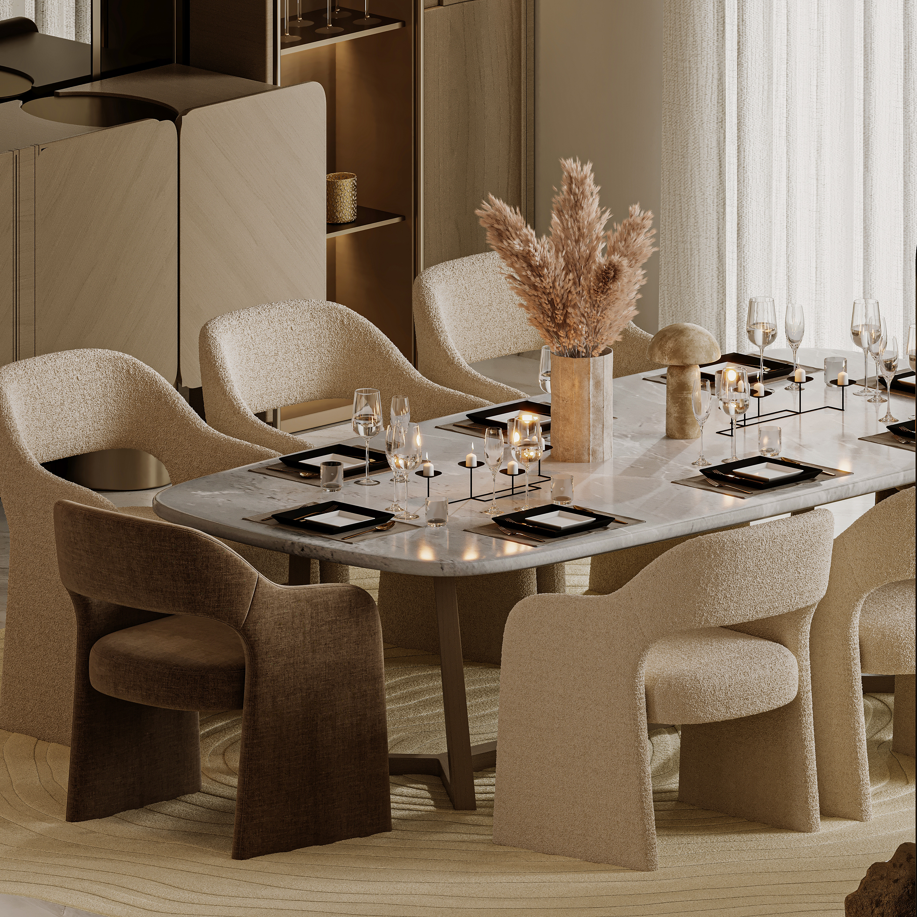 大厅室内设计丨KT_DESIGN STUDIO-35