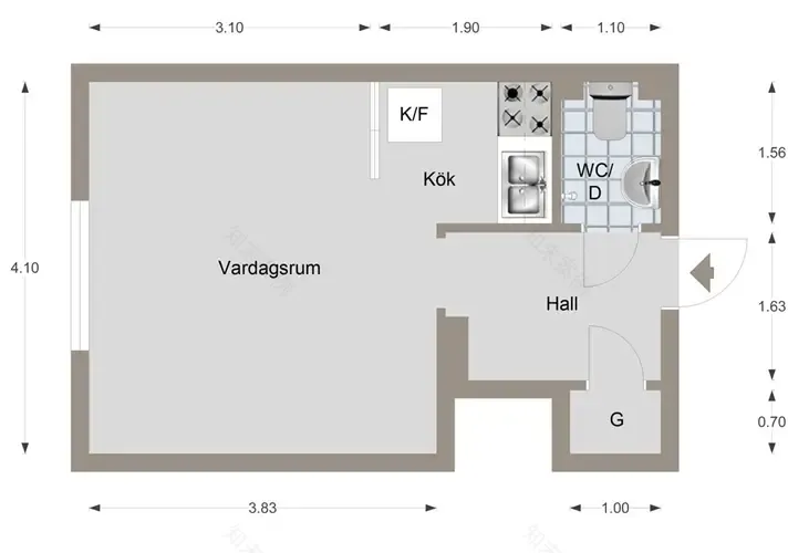 玻璃与陶土砖的创意空间-16