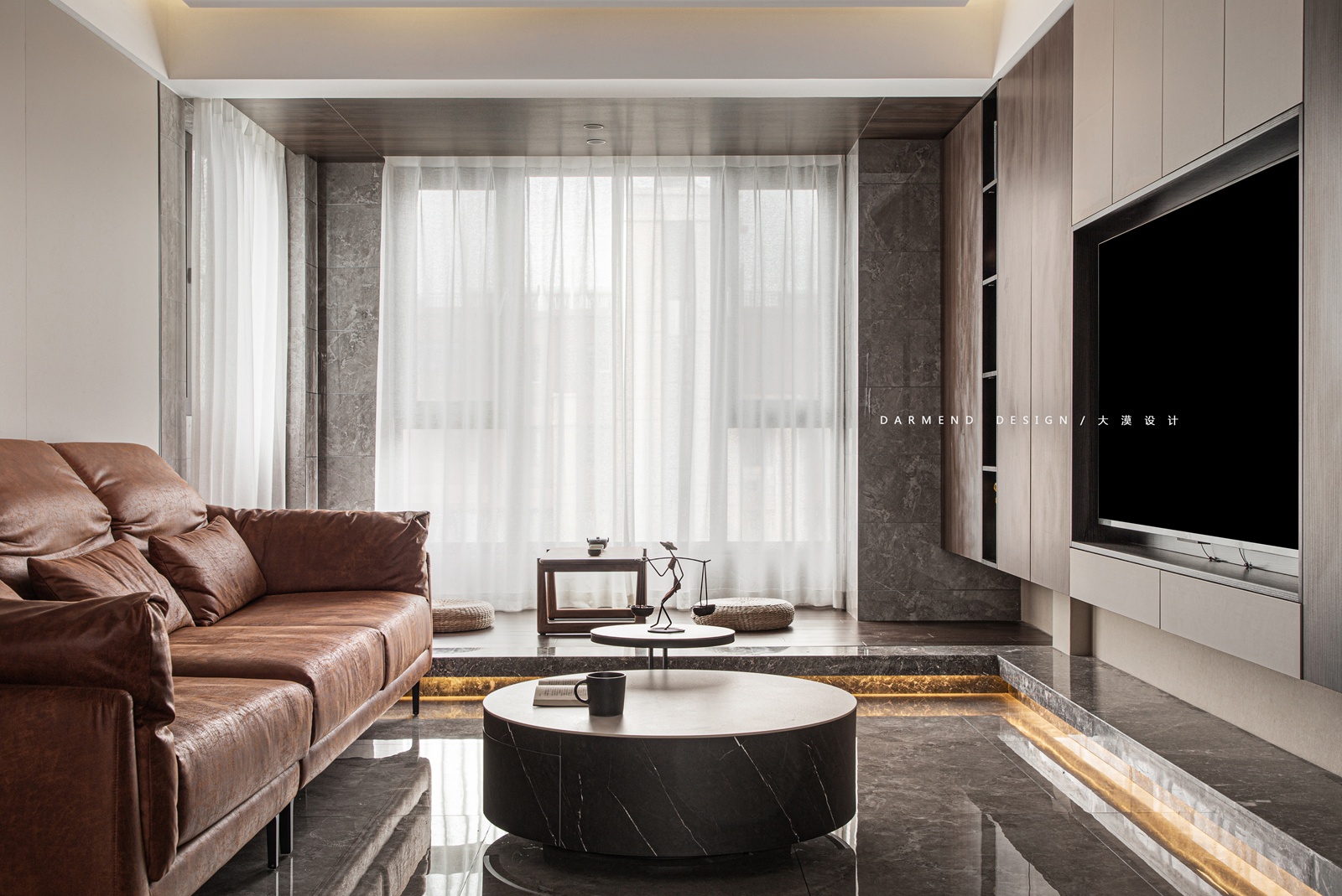 焦糖丨中国南京丨大漠·室内设计-17