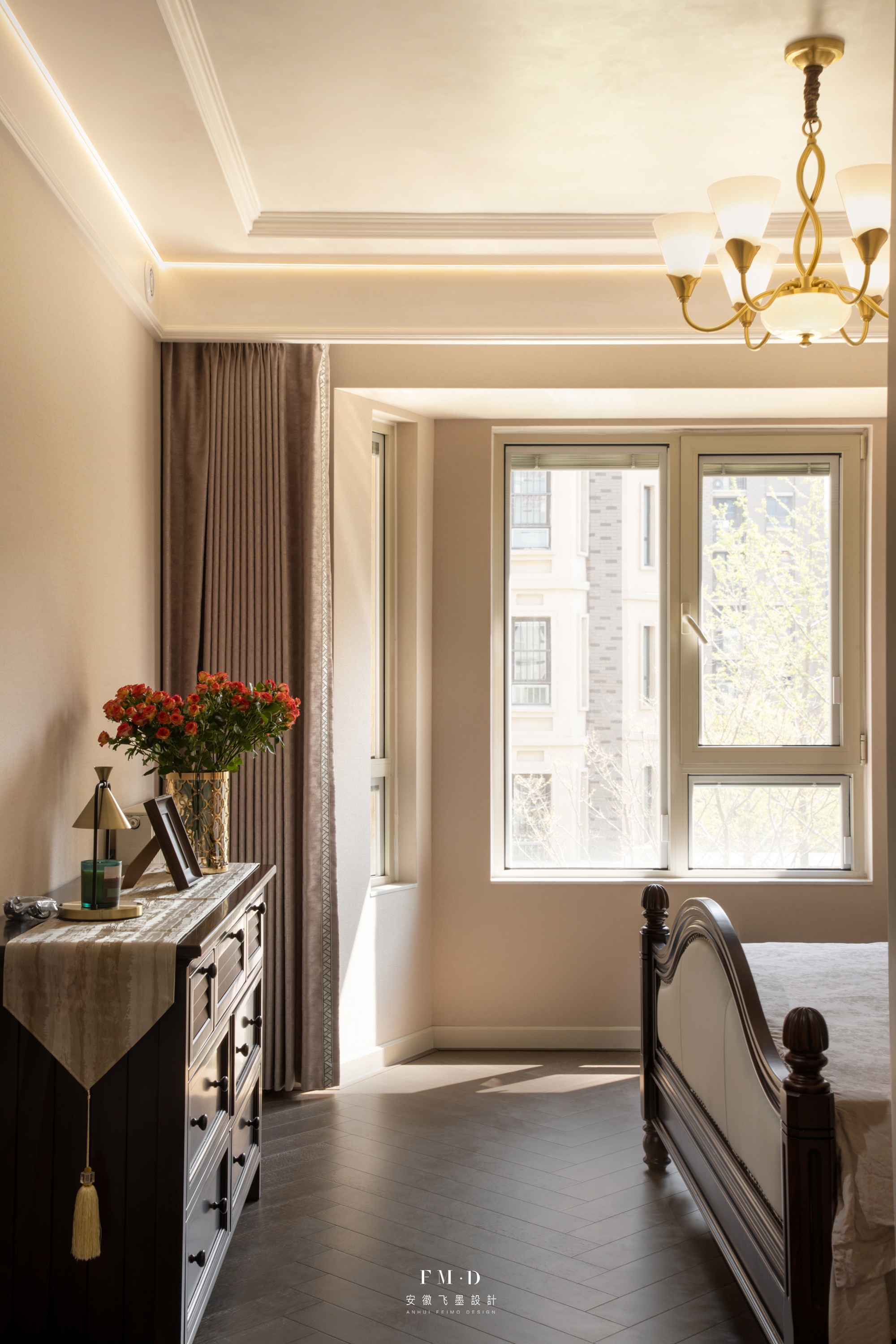 170㎡大平层美式风设计丨中国合肥丨飞墨设计组-46