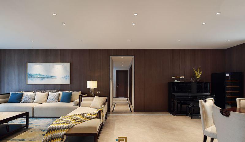 禅意栖居——深圳三湘海尚花园310平现代东方禅意住宅设计-26