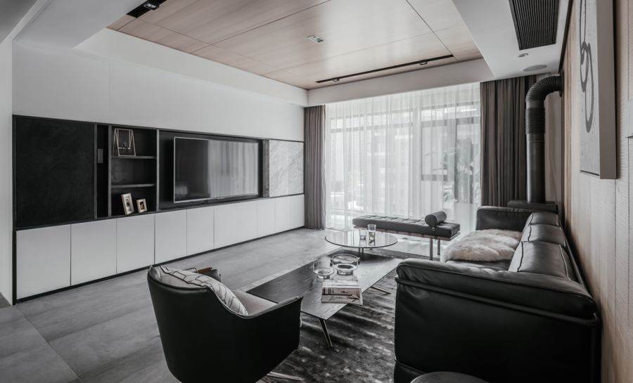 淮安绿地中央公馆现代私宅 | 自然纯粹的空间艺术-23