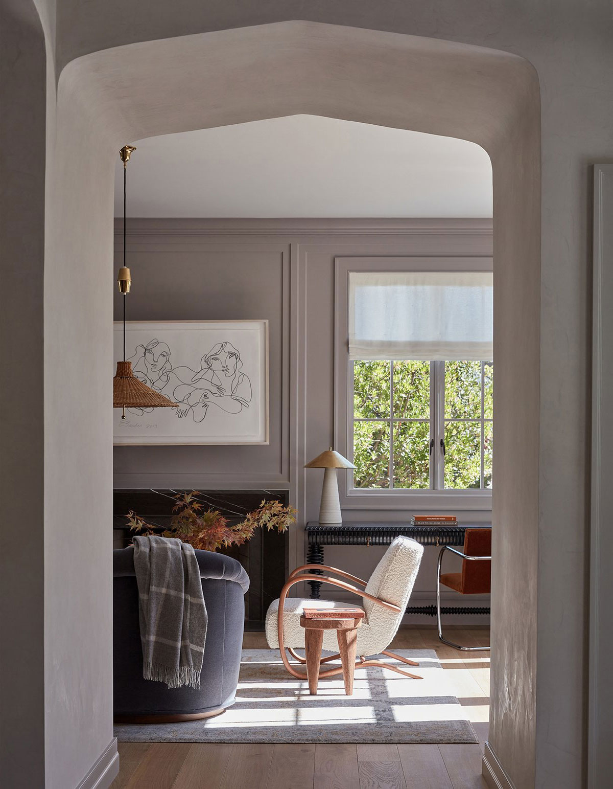 加利福尼亚一座乡村住宅设计中天然材料的优雅-2