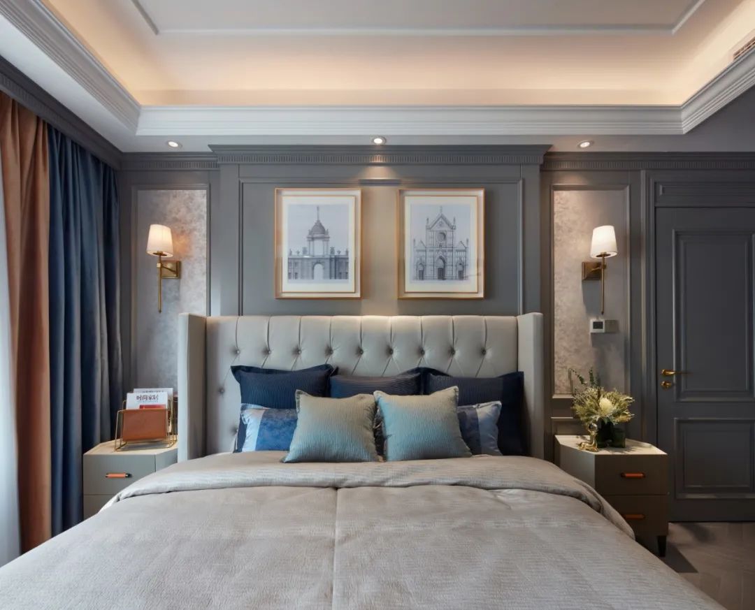 蓝色多瑙河恋曲 · 南宁四房两厅优雅空间设计丨中国南宁丨柒颜设计-54