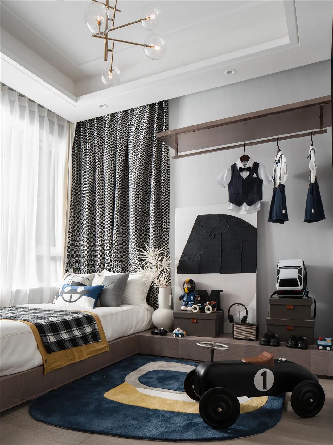 品辰新作 | 泸州绿地样板间 | 摩登与高级尔雅的融合-53