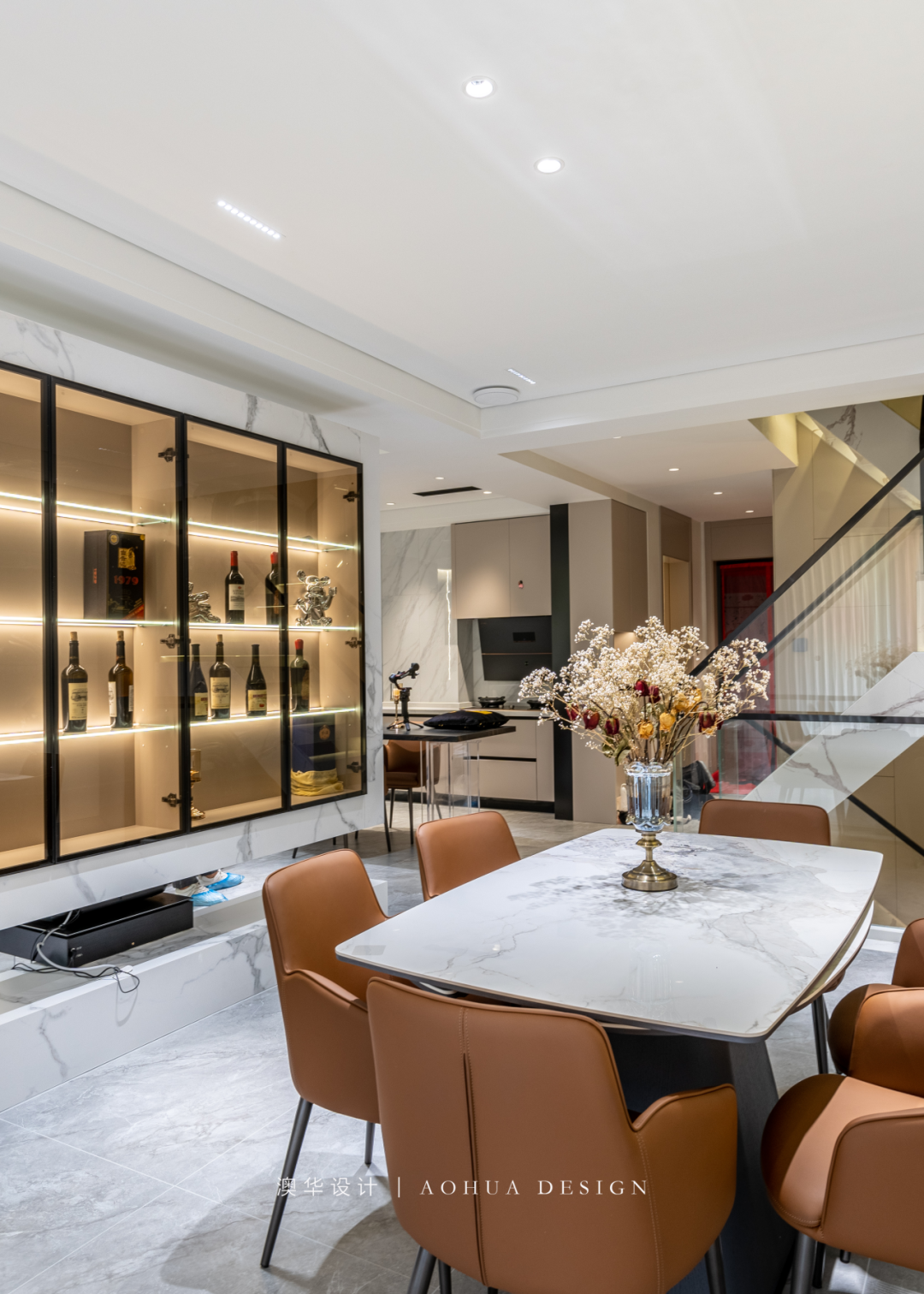 澳华大宅 · 现代简约叠墅设计丨澳华设计师张新发-21