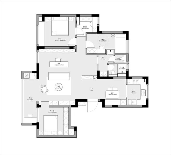 116㎡的现代简约风，主打一个全屋深藏不露！实用细节多到数不清！-30