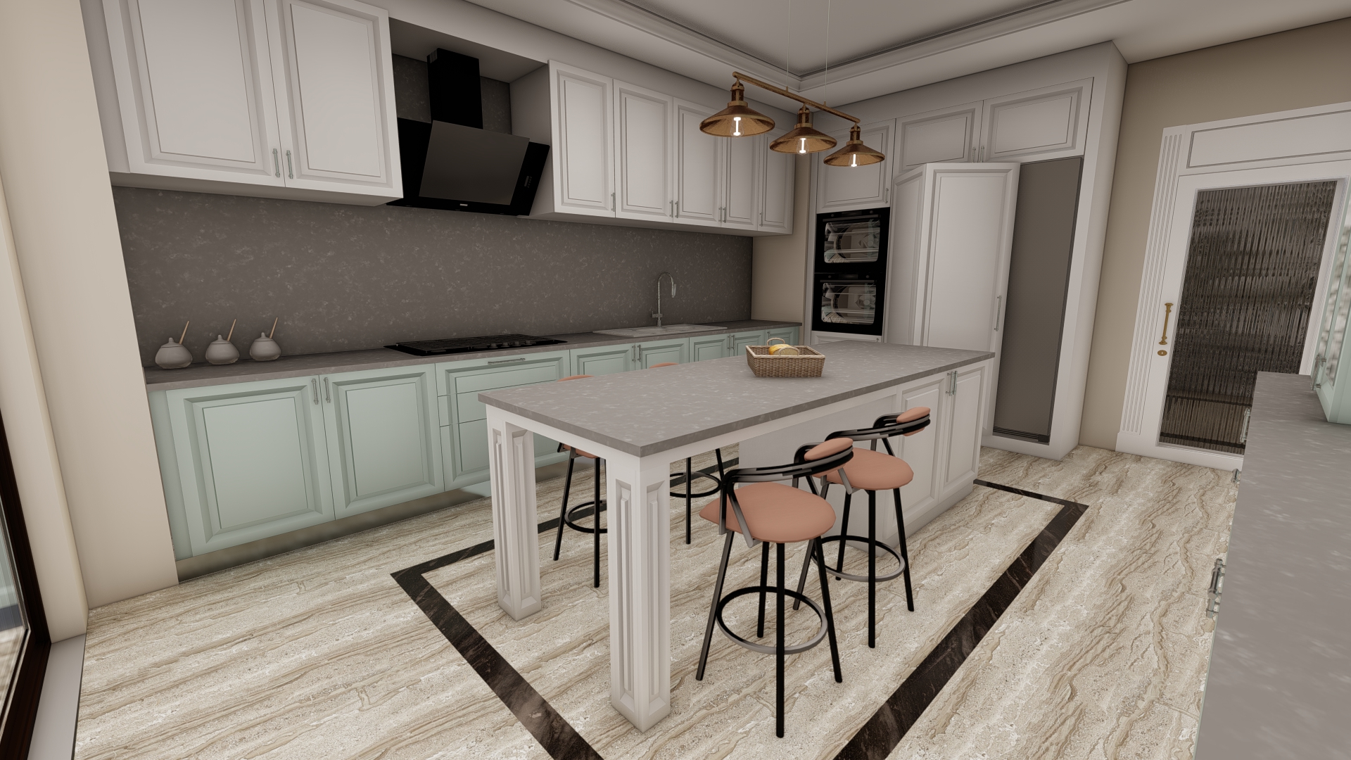 İç mekan tasarımı ''Arabic''-11