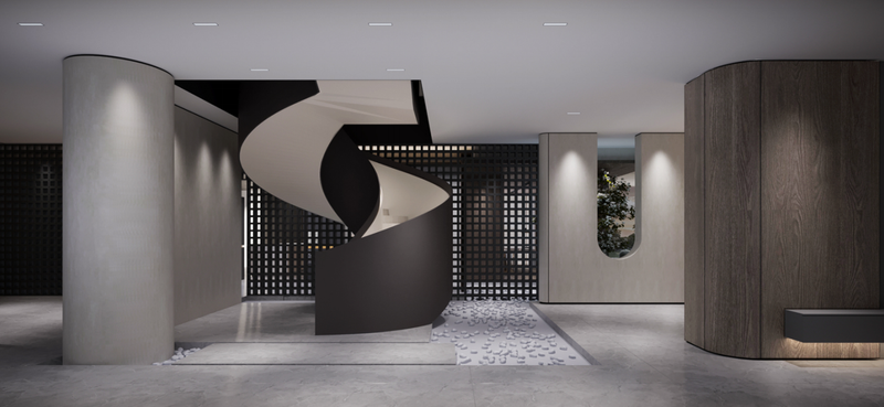 FUROM 高端定制木作总部展厅设计丨H 空间全案设计公司-20