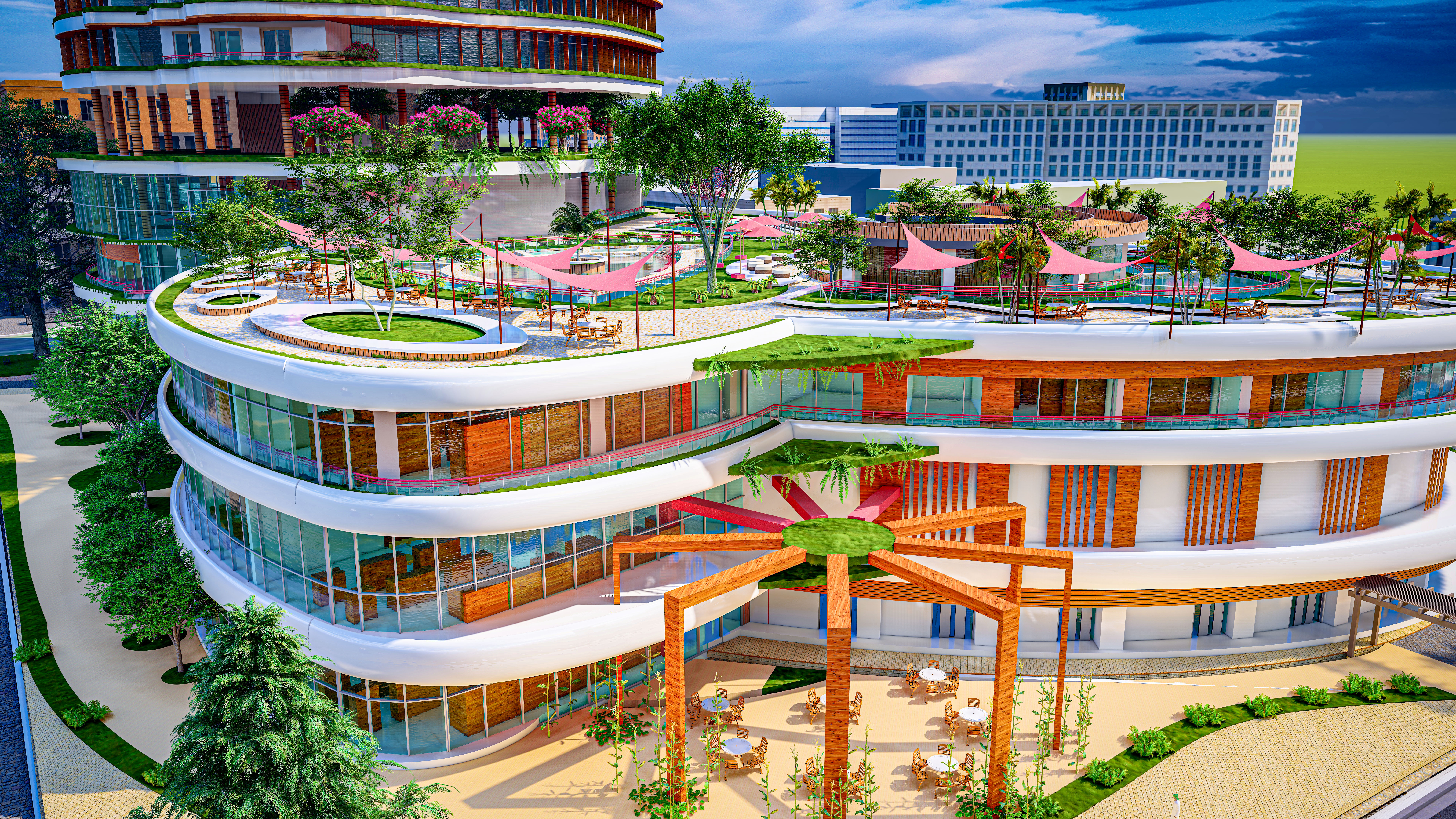 神奇漫步中心丨Architecture department-7