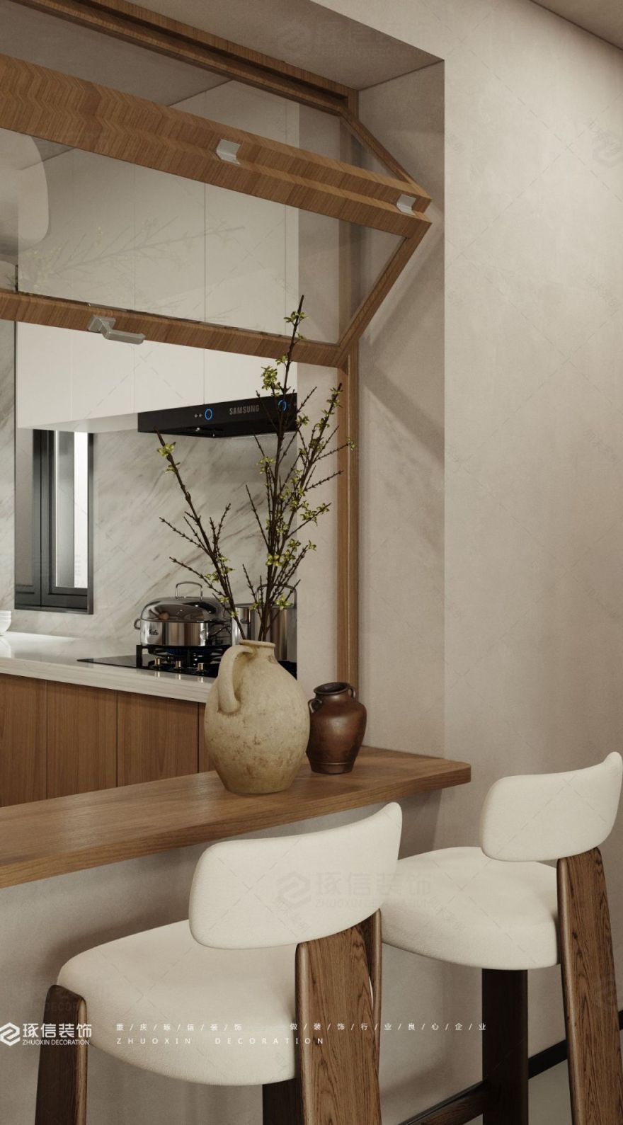 新山和悦轻侘寂风格家居设计丨中国重庆丨唐苏雅-12