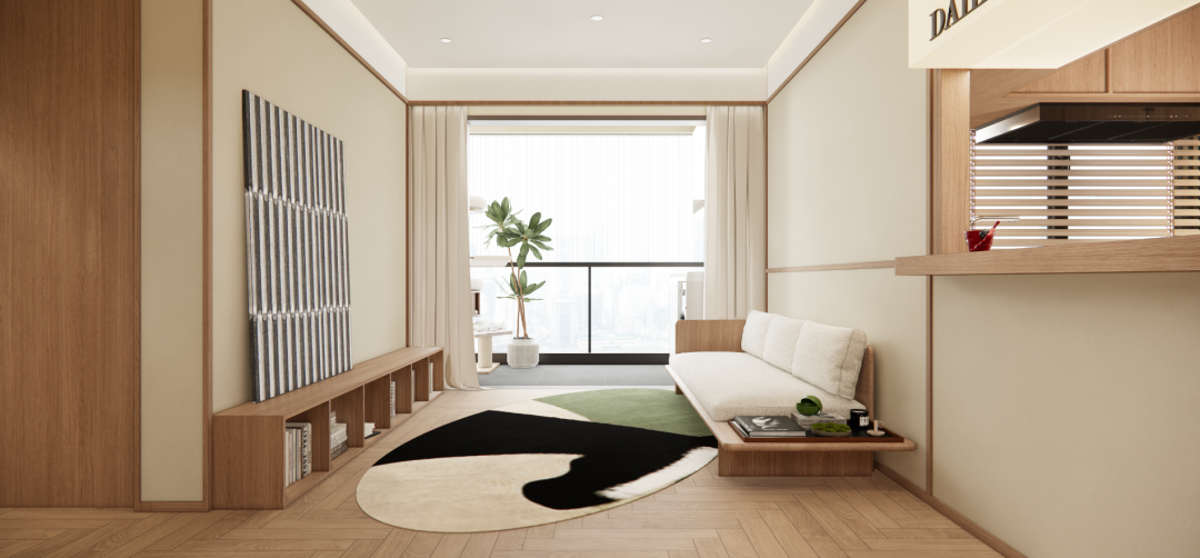 蔚蓝左岸花园现代原木风样板间丨中国深圳-38