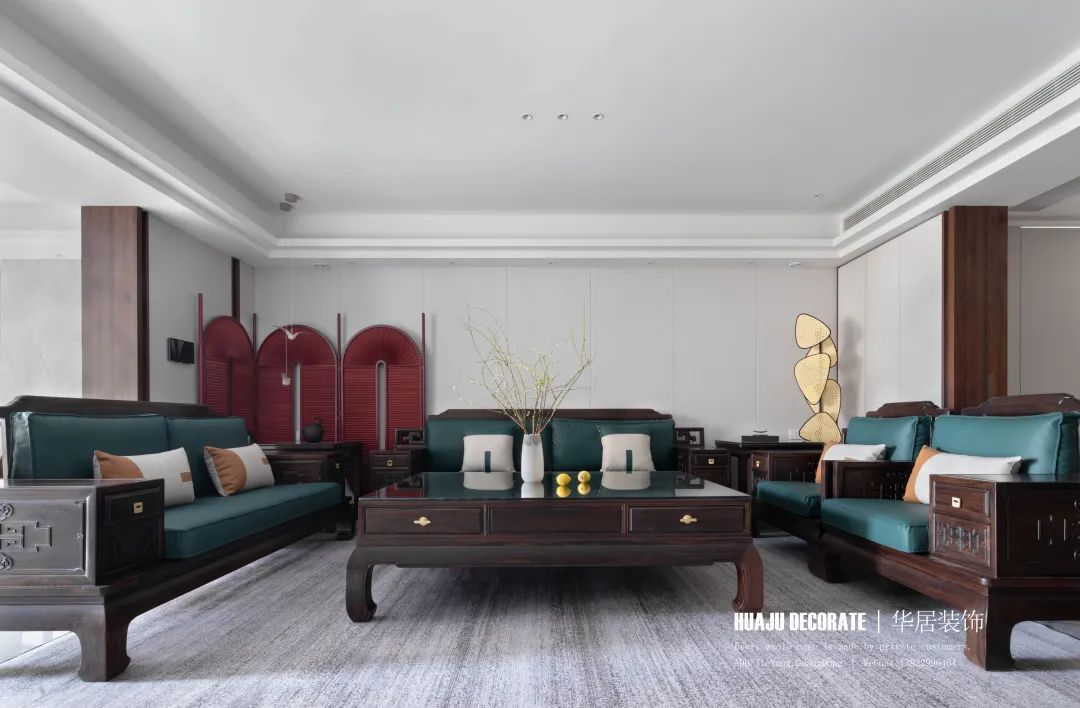 东方首府 · 现代中式风格的精致生活空间丨华居装饰-18