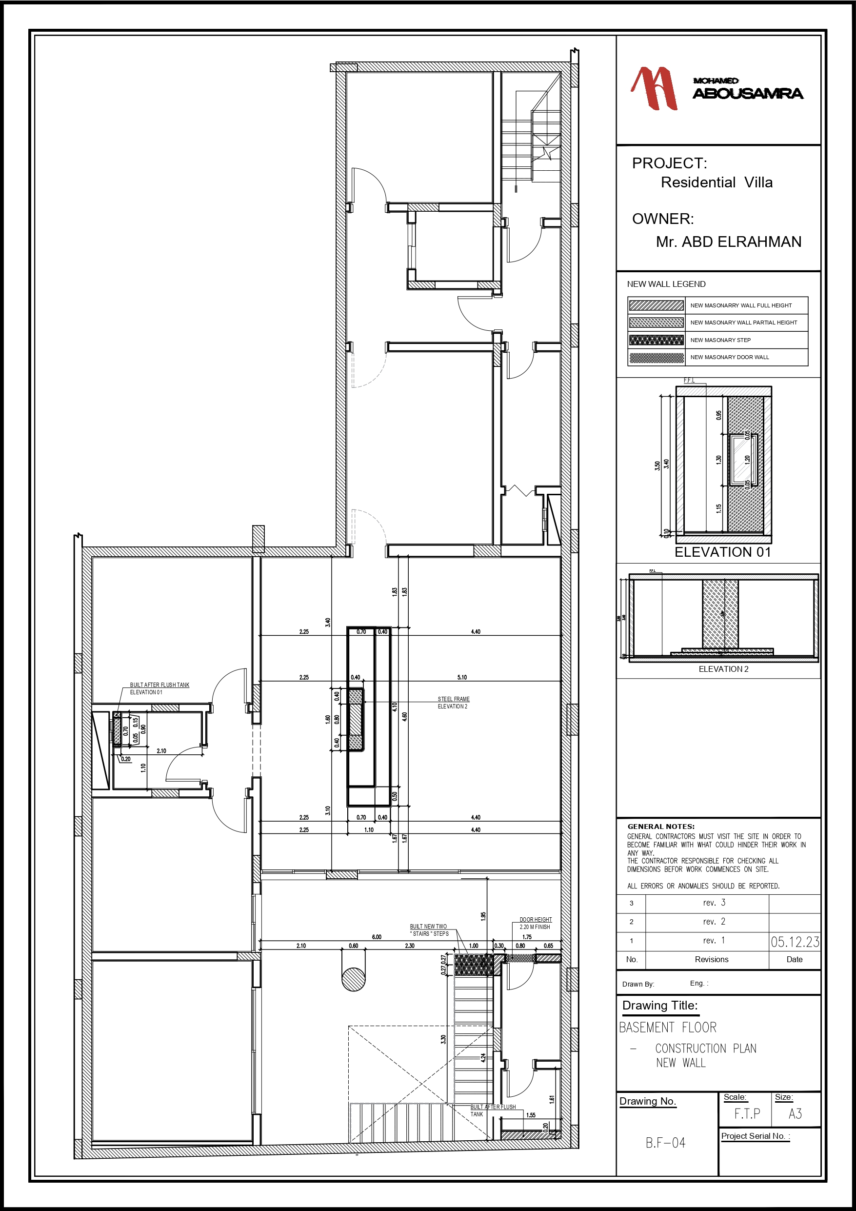 Private Villa in KSA, Basement Floor-4