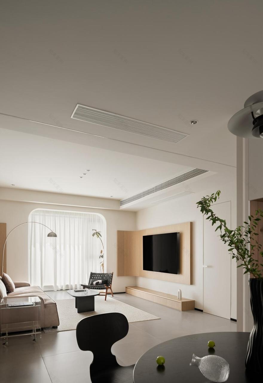 110 平三房原木自然风设计-20