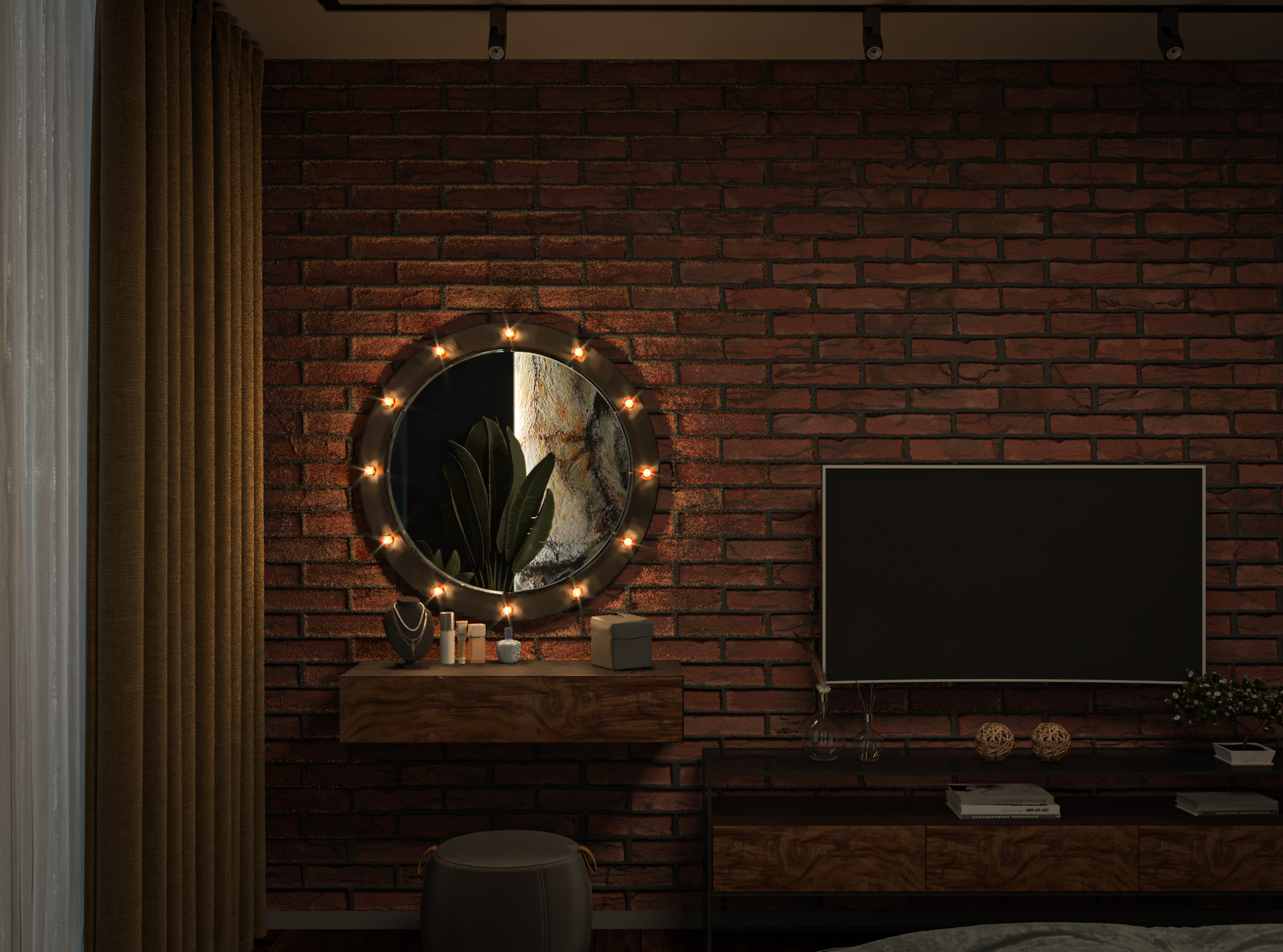 Loft 风格卧室设计-11