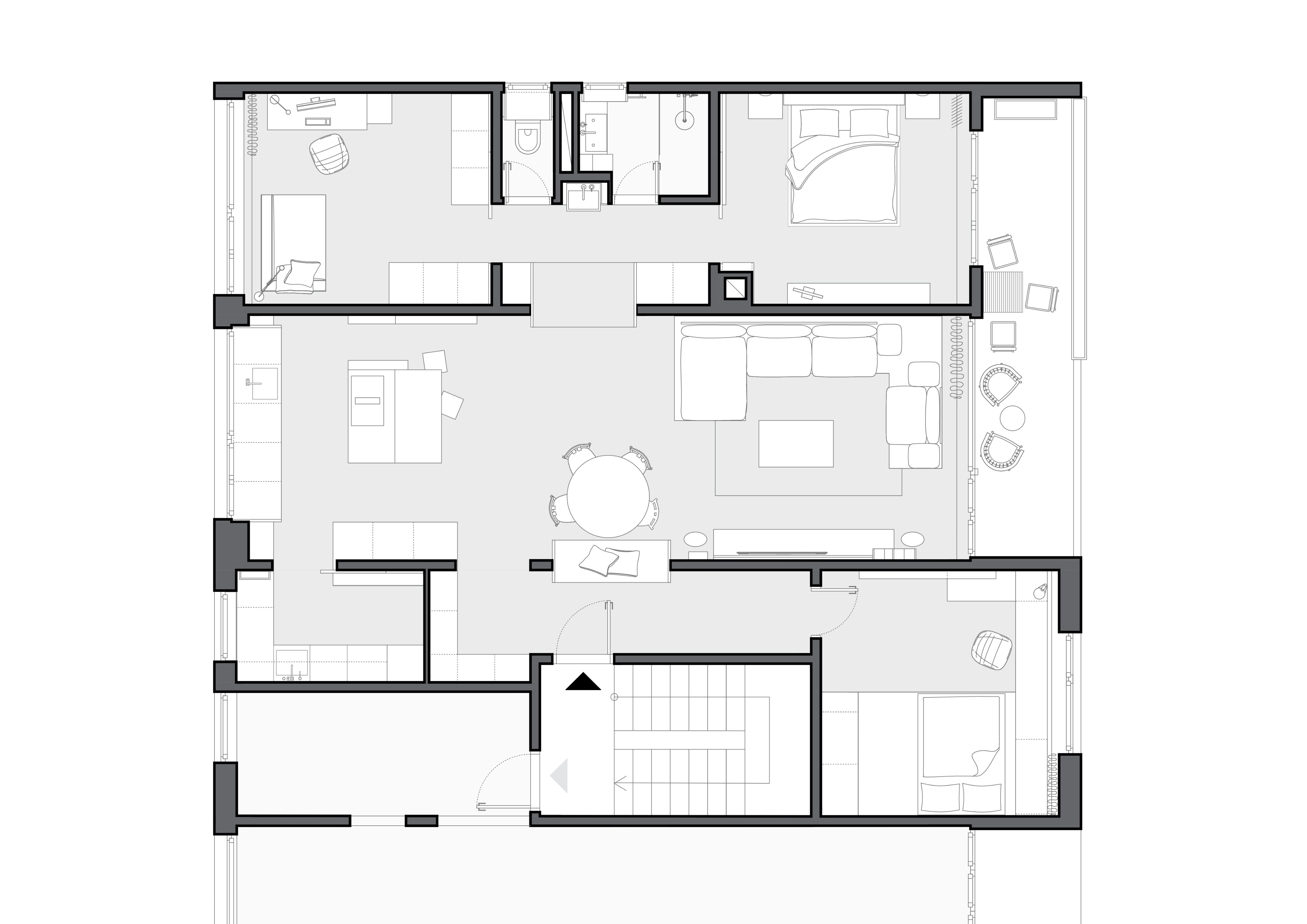 瑞士尼道公寓翻新设计丨BEEF architekti-35