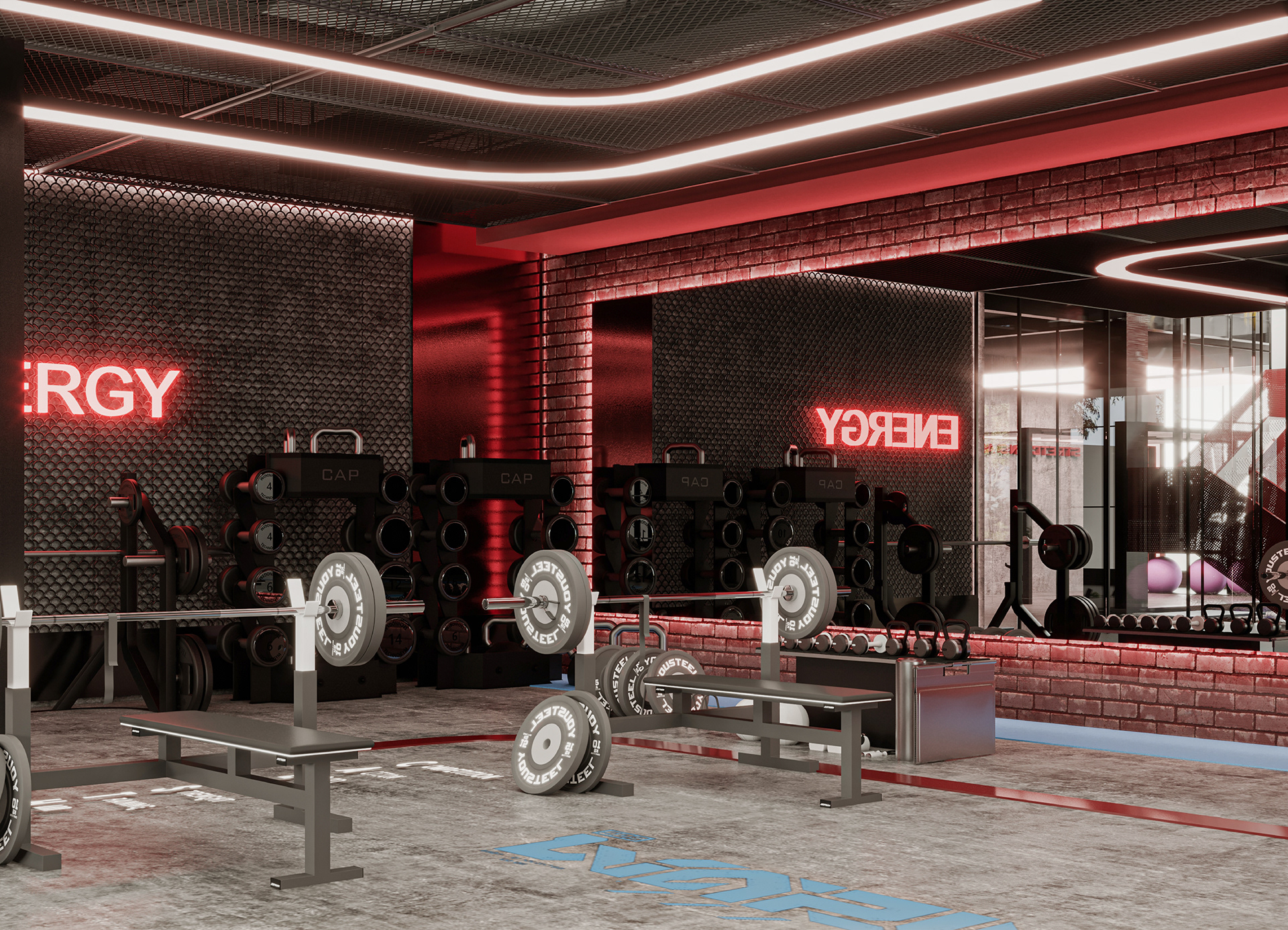 Energy Gym 设计项目丨约旦安曼-52