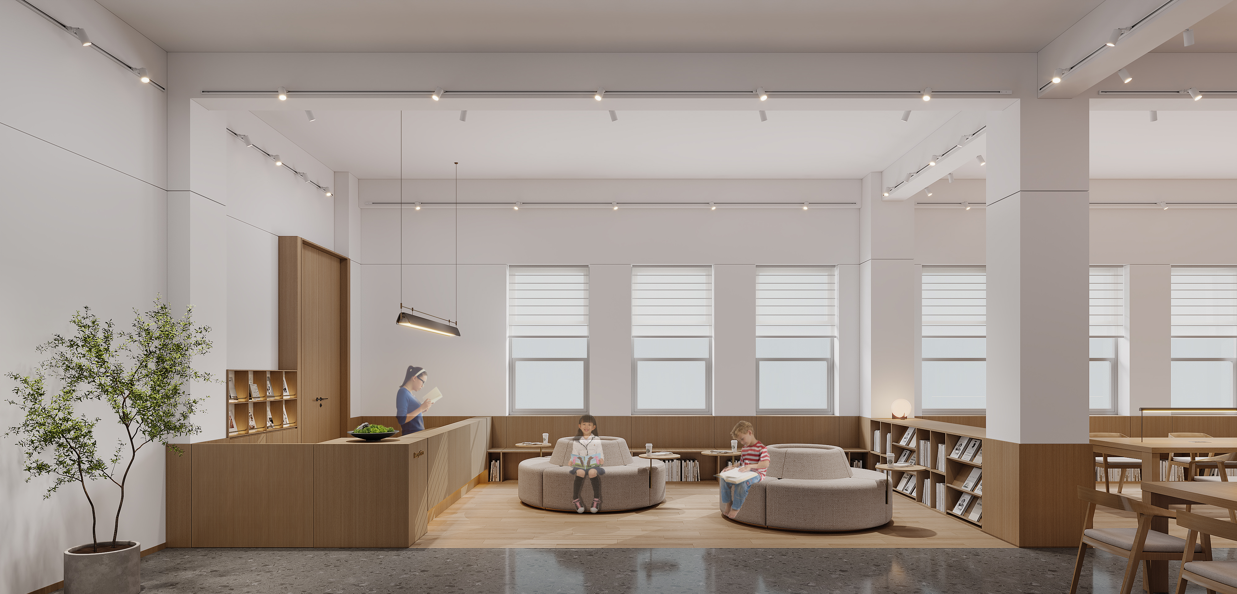 衡水·某中学图书馆阅览室-0