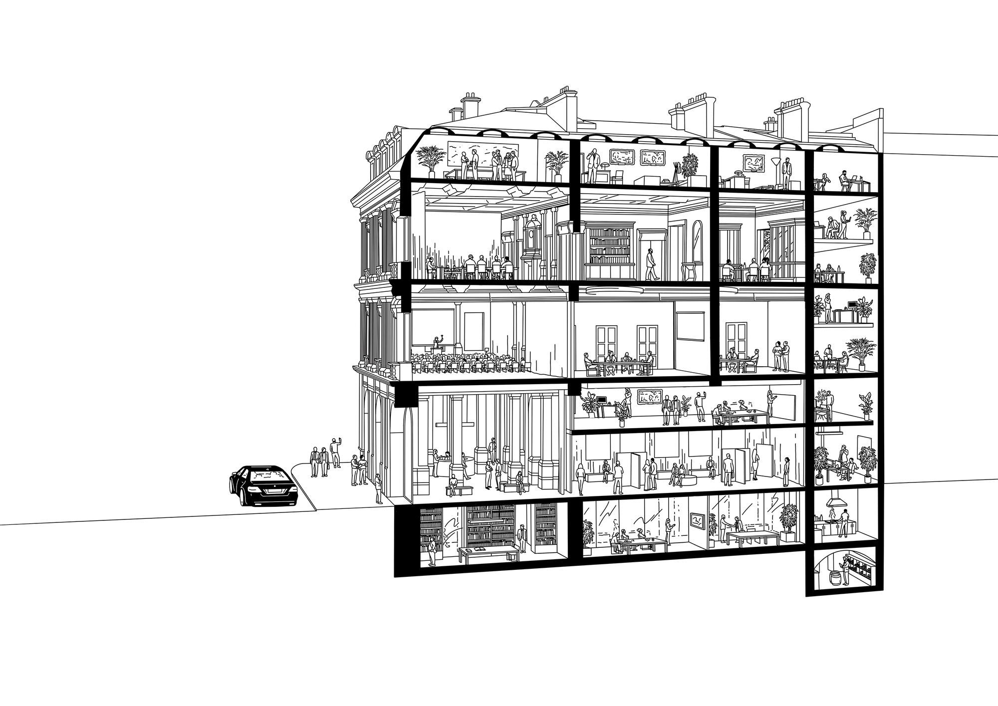 巴黎公证人公会丨法国巴黎丨L'Atelier Senzu,LAGNEAU Architectes-65
