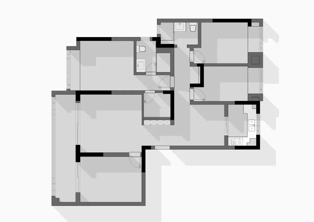 《四季》150㎡极简风大平层设计丨中国合肥丨飞墨设计组-7