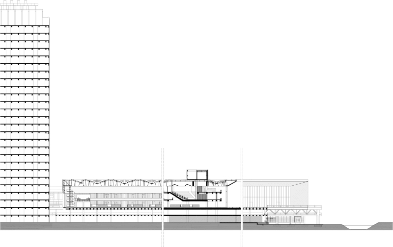 已有建筑中新空间的挖掘：镂空天花板，打造满溢阳光的中庭医学中心-23