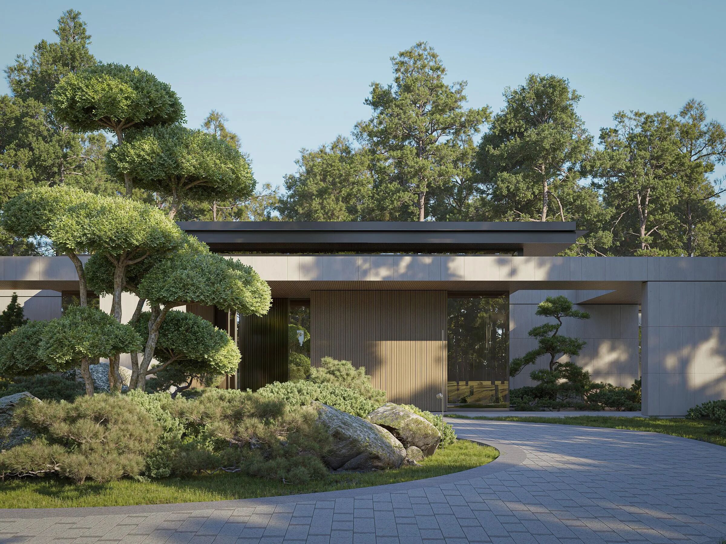 别墅庭院丨乌克兰基辅丨Bezmirno Architects-23