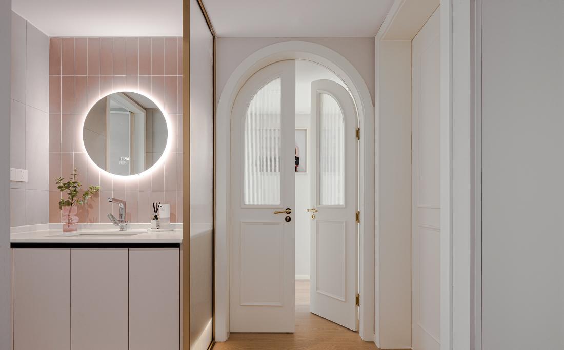 法式北欧混搭婚房设计丨7KK 设计-38