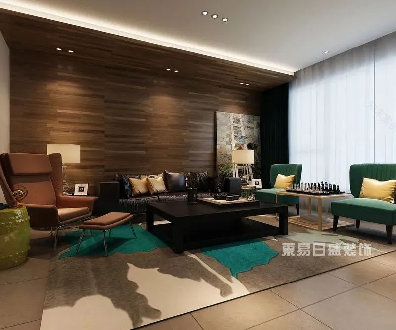 192㎡现代简约装修实景,暗黑系高端设计,动感格调并存-23