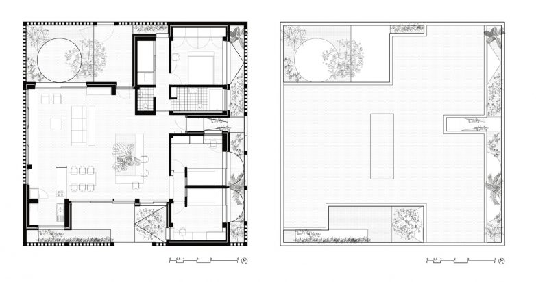 带四个花园藏于混凝土砌块后的住宅丨塞浦路斯尼科西亚丨draftworks architects-50