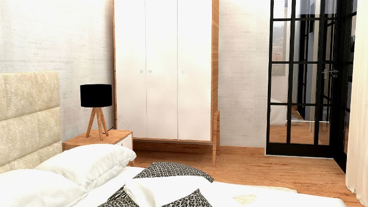 46㎡单身公寓室内设计方案-7