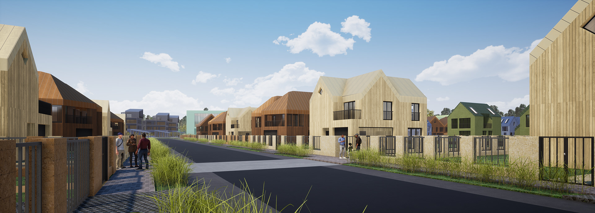 高密度和低层多功能木结构住宅区丨波兰比得哥什丨Damian Dominiczak-199