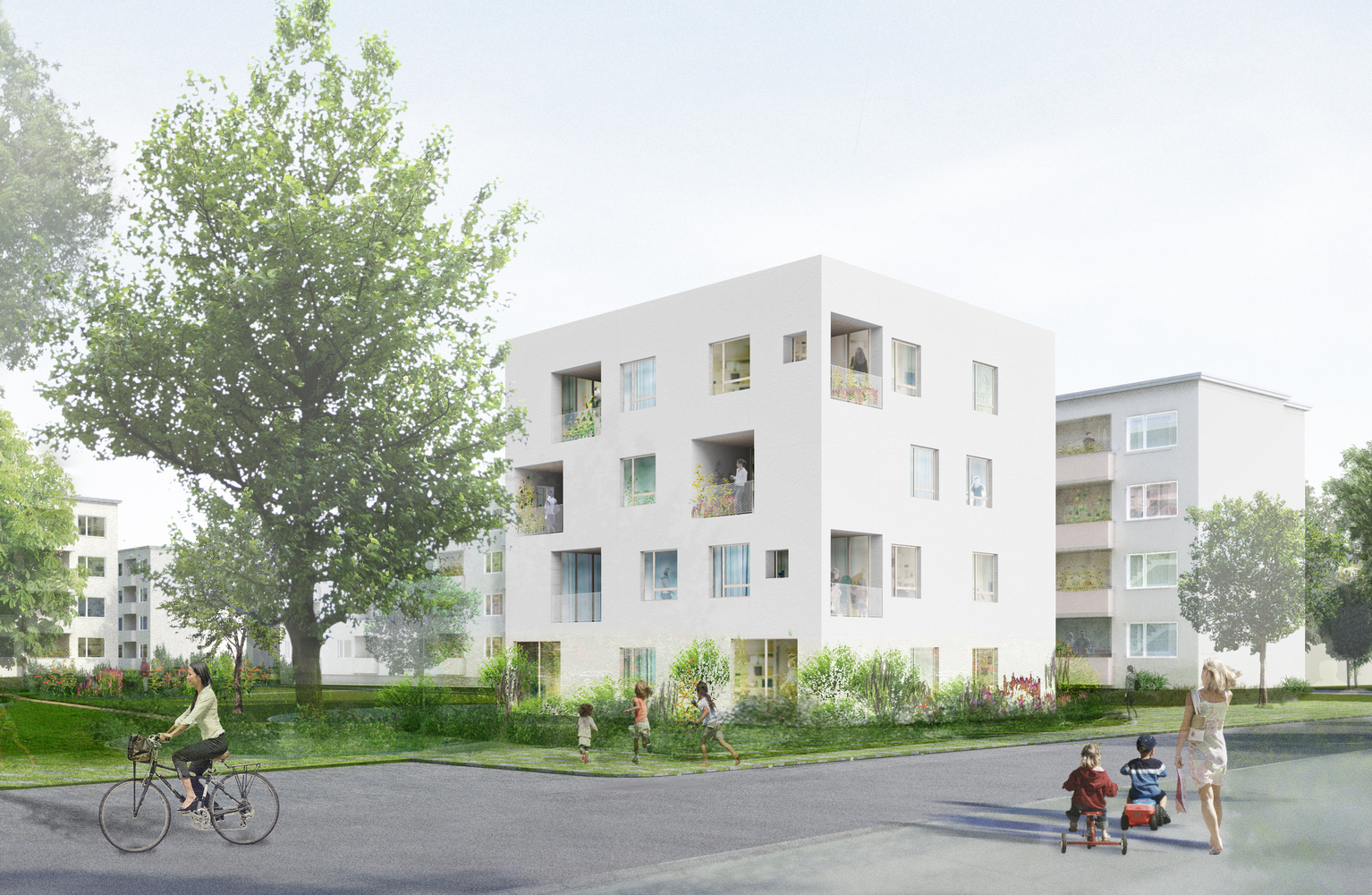 不来梅立方体 · 模块化预制木材系统实现多样化住房组合-86