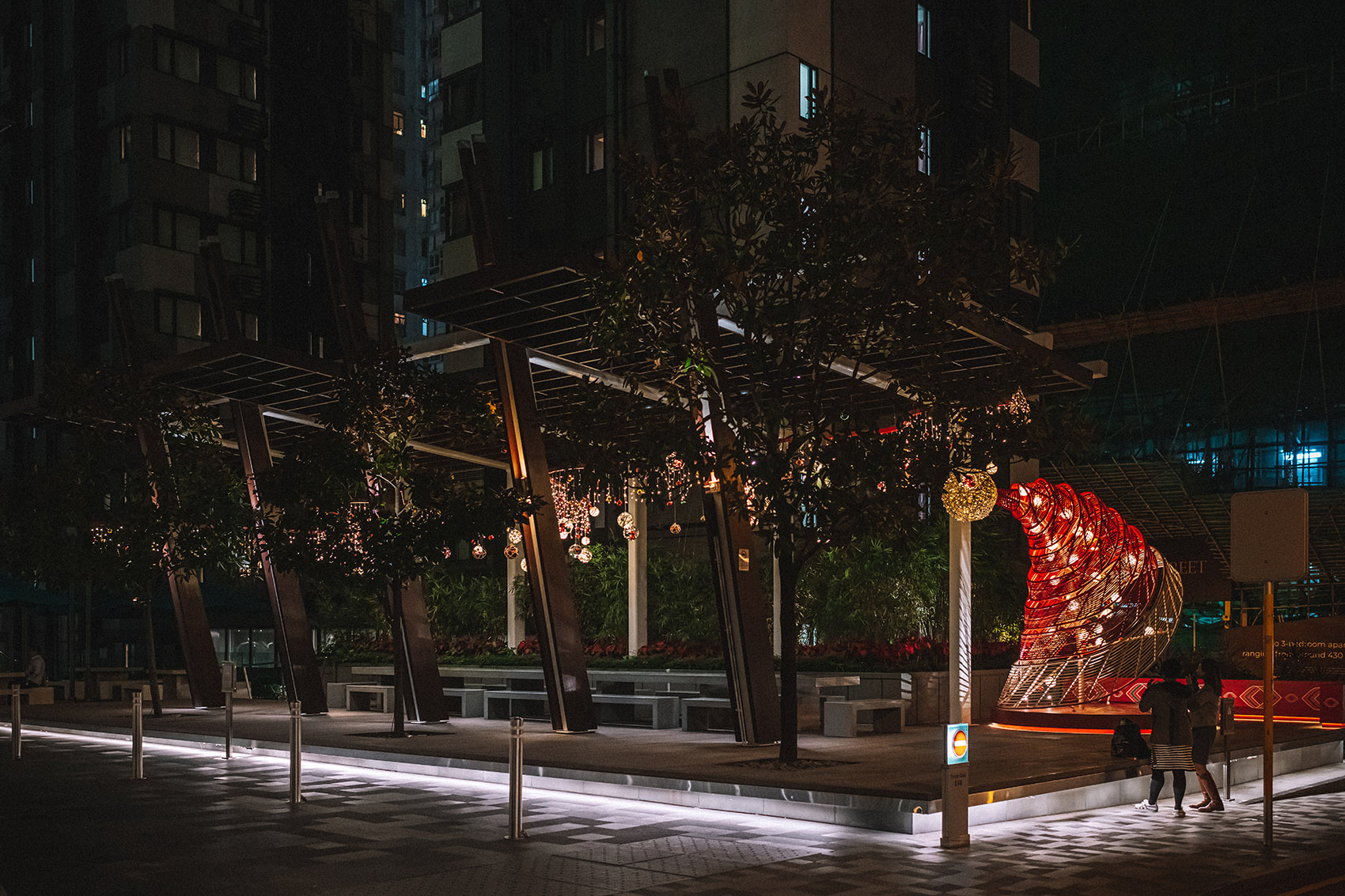 星街小区藤片圣诞装置丨中国香港丨AaaM Architects-99
