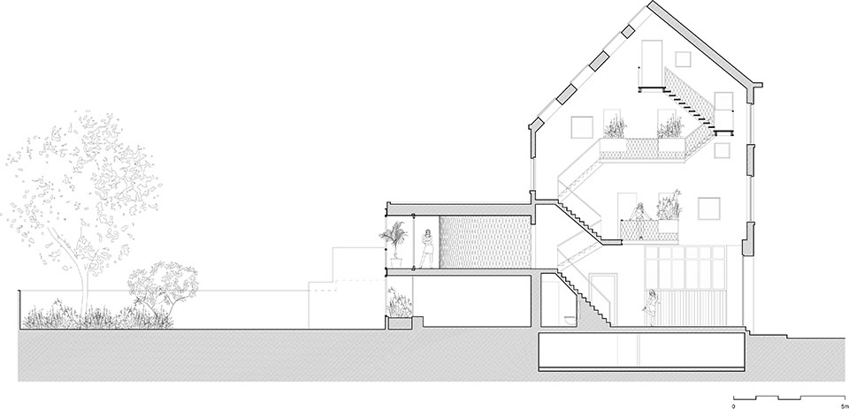 阿斯特丽德女王公园旁的绿色家庭住宅丨Brecht Nele-56
